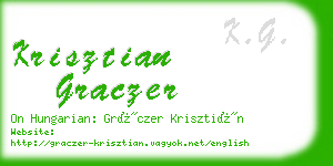 krisztian graczer business card